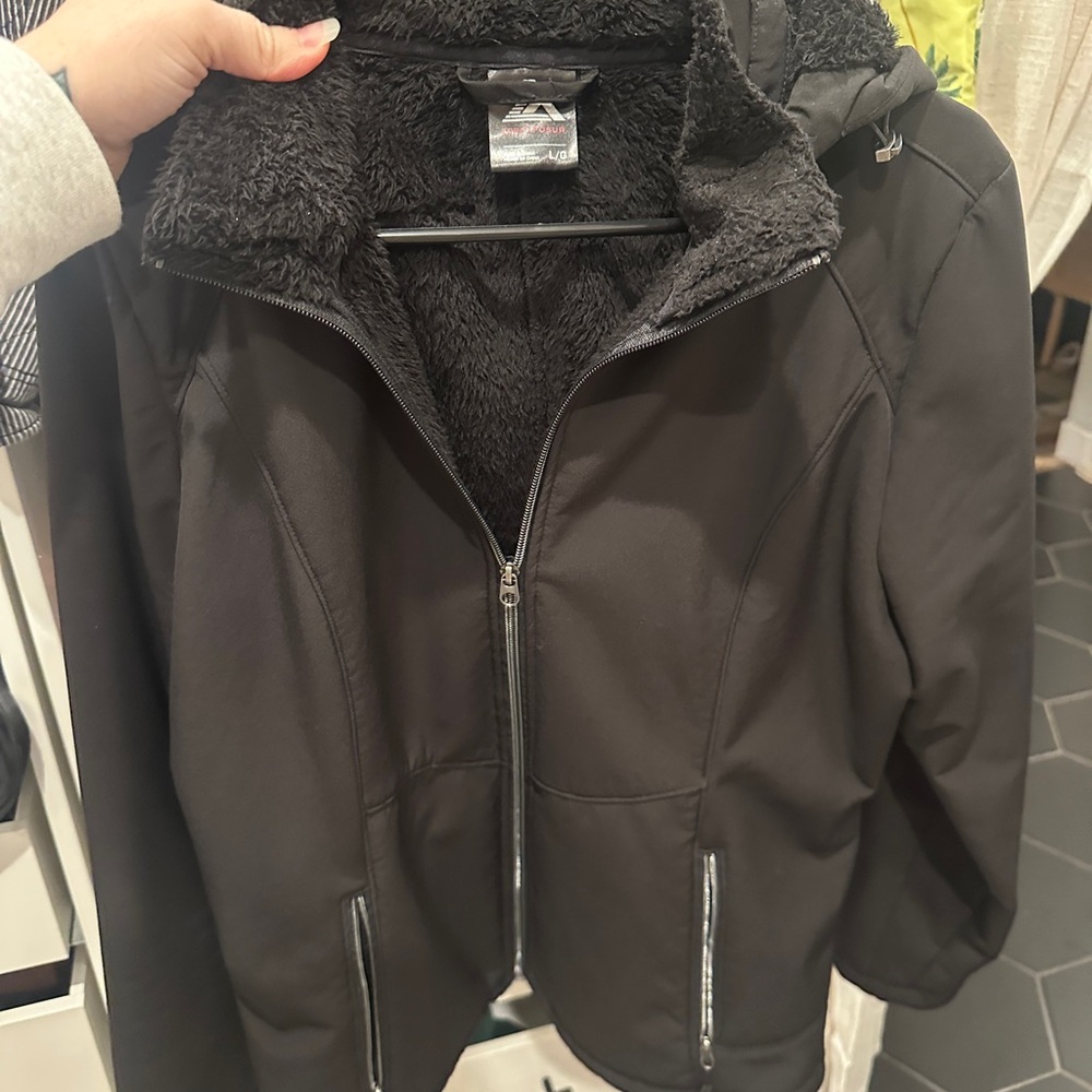 ZeroXposur Black Jacket with Fleece Lining